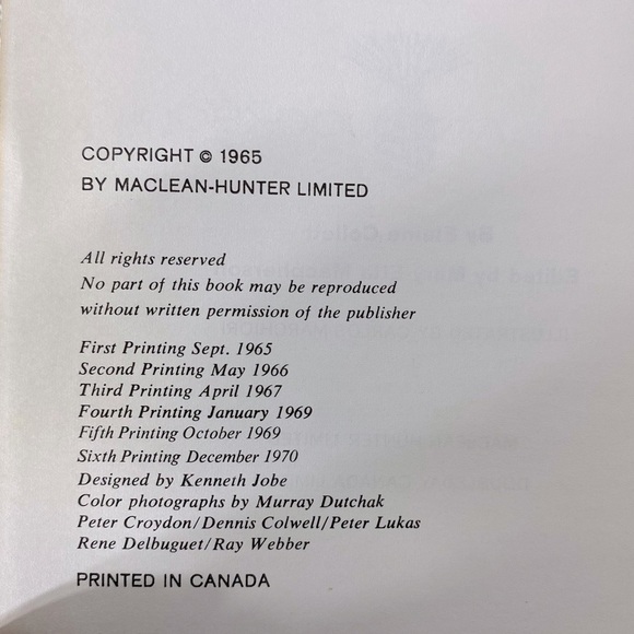 Vintage 1970 Chatelaine Cookbook The Definitive Canadian Cookbook Hardcover - Picture 4 of 12